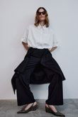 Wrap-Draped Skirt Pants/ラップドレープスカートパンツ