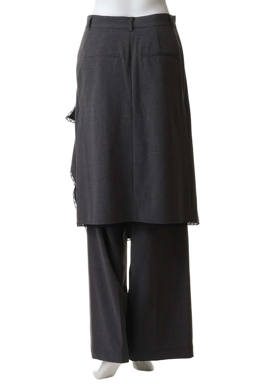 MAISON SPECIAL(メゾンスペシャル)｜Wrap-Draped Skirt Pants/ラップ