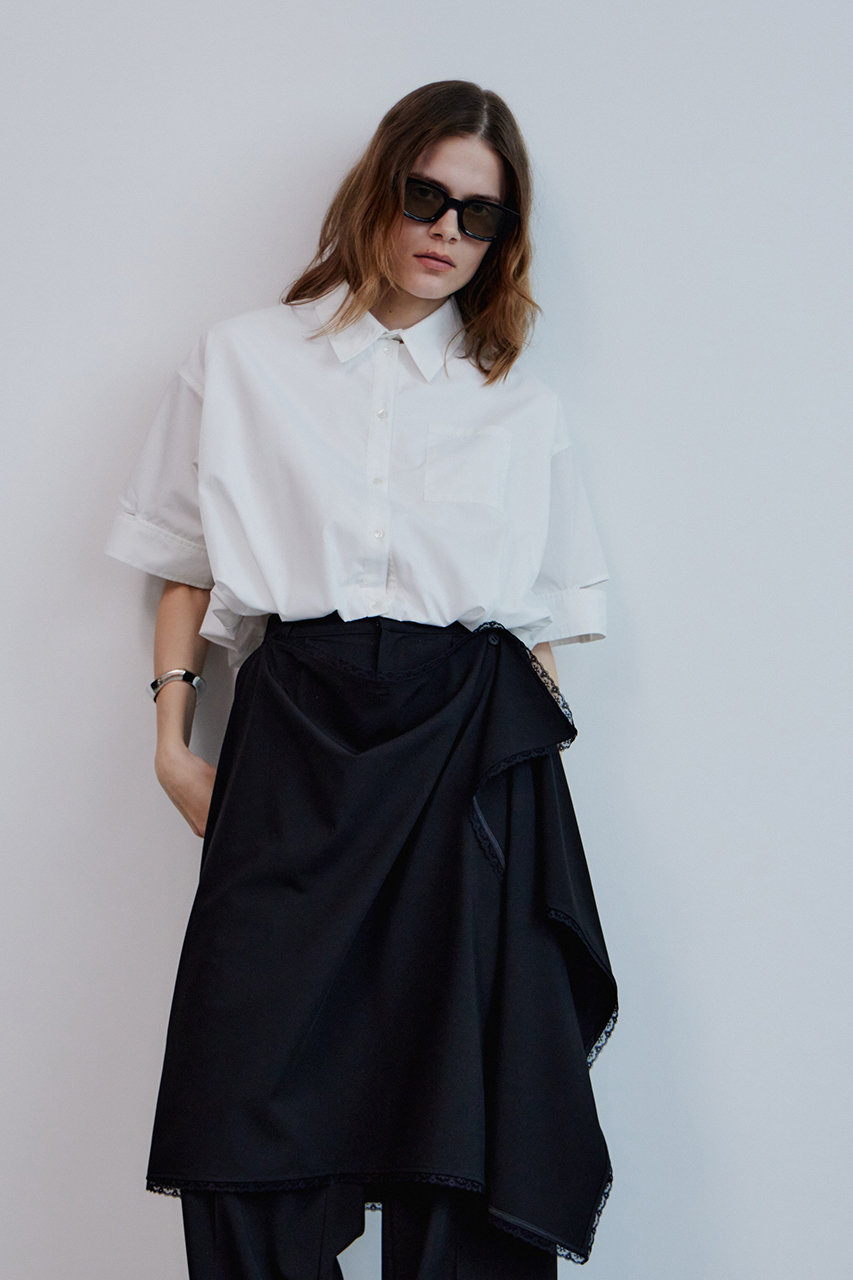 MAISON SPECIAL(メゾンスペシャル)｜【予約販売】Wrap-Draped Skirt