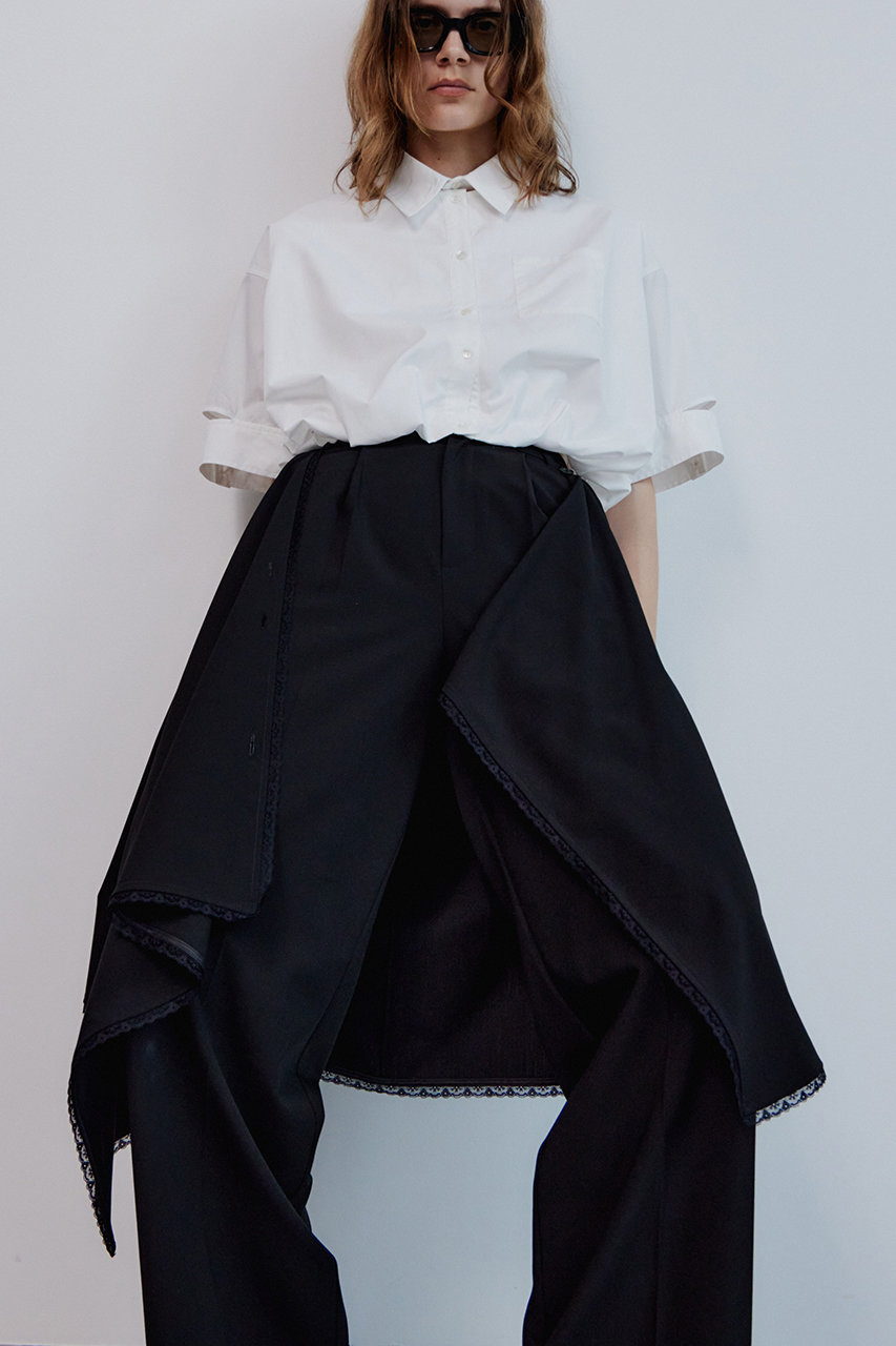 MAISON SPECIAL(メゾンスペシャル)｜Wrap-Draped Skirt Pants/ラップ