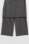 【予約販売】Wrap-Draped Skirt Pants/ラップドレープスカートパンツ メゾンスペシャル/MAISON SPECIAL