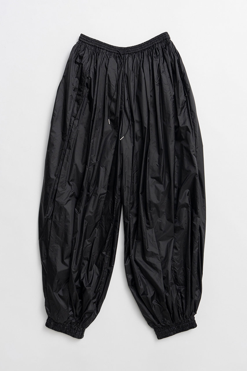 メゾンスペシャル/MAISON SPECIALのSheer Nylon Balloon Pants/シアーナイロンバルーンパンツ(BLK(ブラック)/21261465212)