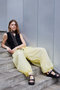 Sheer Nylon Balloon Pants/シアーナイロンバルーンパンツ メゾンスペシャル/MAISON SPECIAL