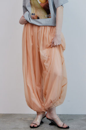 メゾンスペシャル/MAISON SPECIALのSheer Nylon Balloon Pants/シアーナイロンバルーンパンツ(110600/110601)