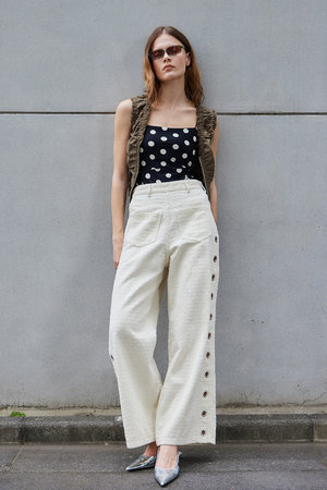 メゾンスペシャル/MAISON SPECIALのEyelet Denim/アイレットデニム(110600/110604)