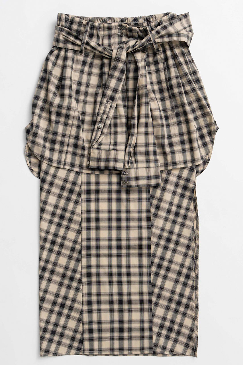 メゾンスペシャル/MAISON SPECIALの【予約販売】Shirt-style multi-skirt/シャツライクマルチスカート(BGE(ベージュ)/21261515303)