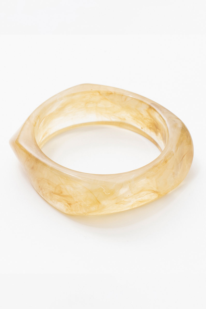 メゾンスペシャル/MAISON SPECIALのSquare Resin Bangle/スクエアレジンバングル(BGE(ベージュ)/21261665210)