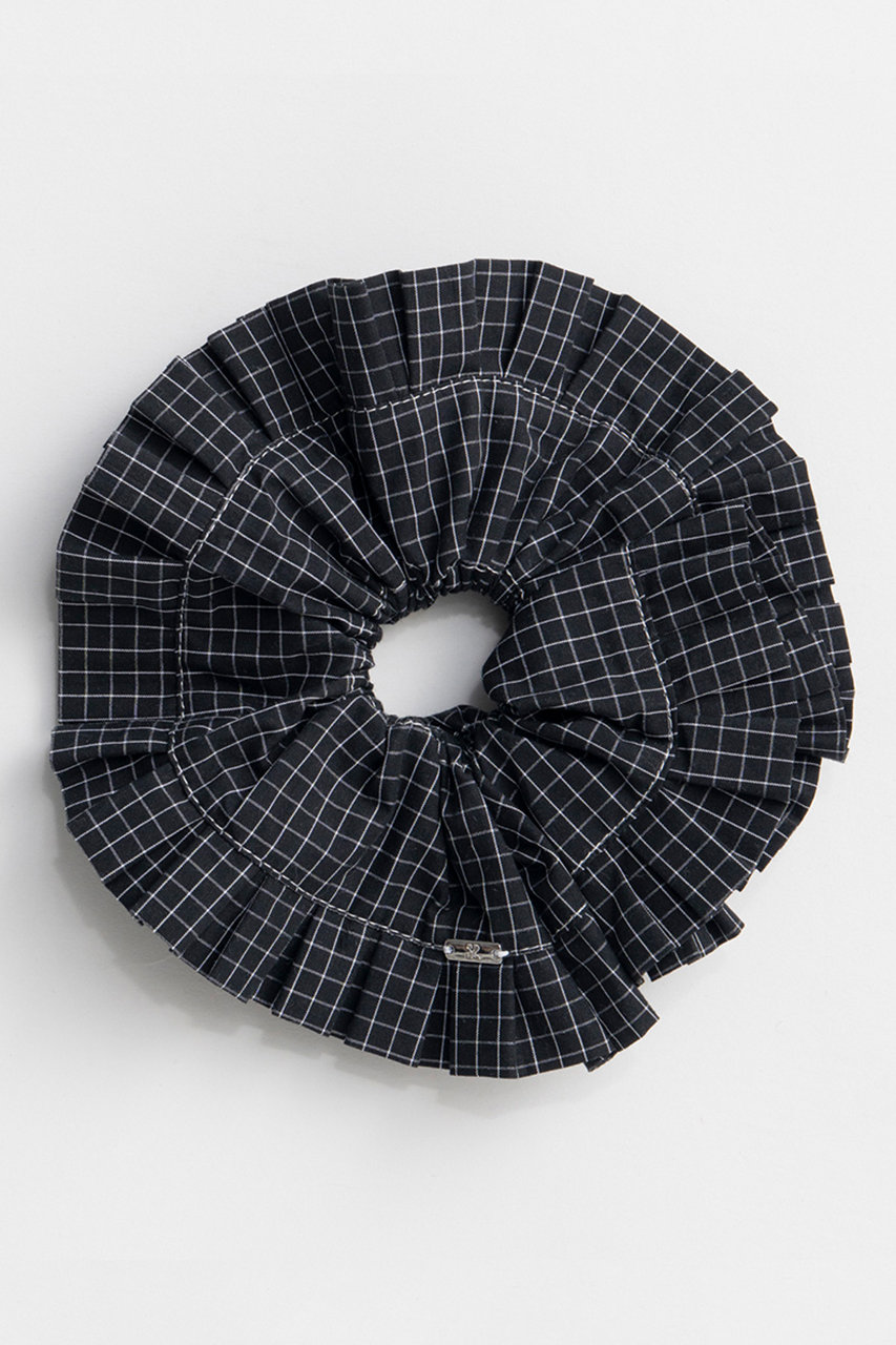 メゾンスペシャル/MAISON SPECIALのGrid Check Scarf/グリッドチェックシュシュ(NVY(ネイビー)/21261665214)