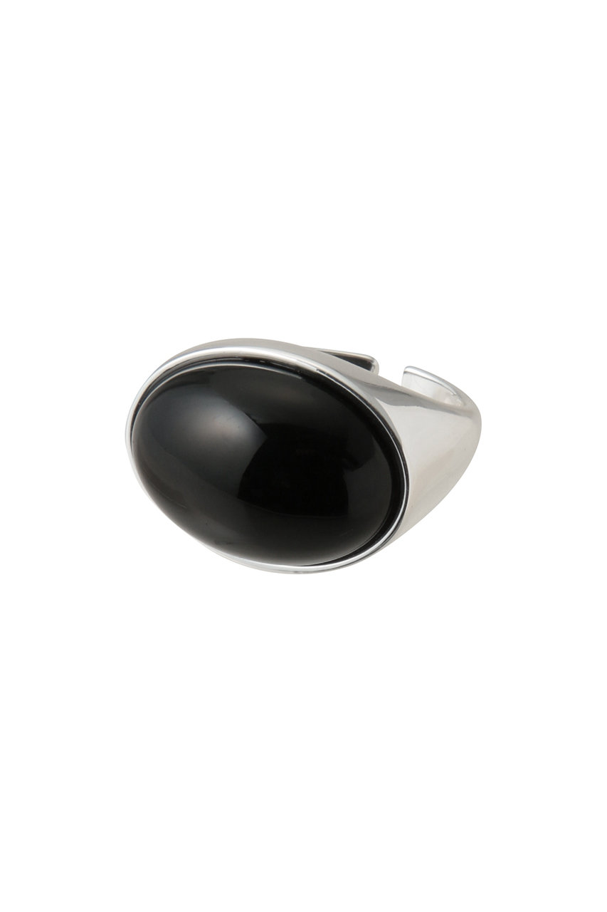 メゾンスペシャル/MAISON SPECIALのNatural Stone Ring/天然石リング(BLK(ブラック)/21261666002)