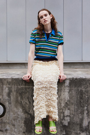 メゾンスペシャル/MAISON SPECIALのShirring Skirt/シャーリングスカート(110700/110703)
