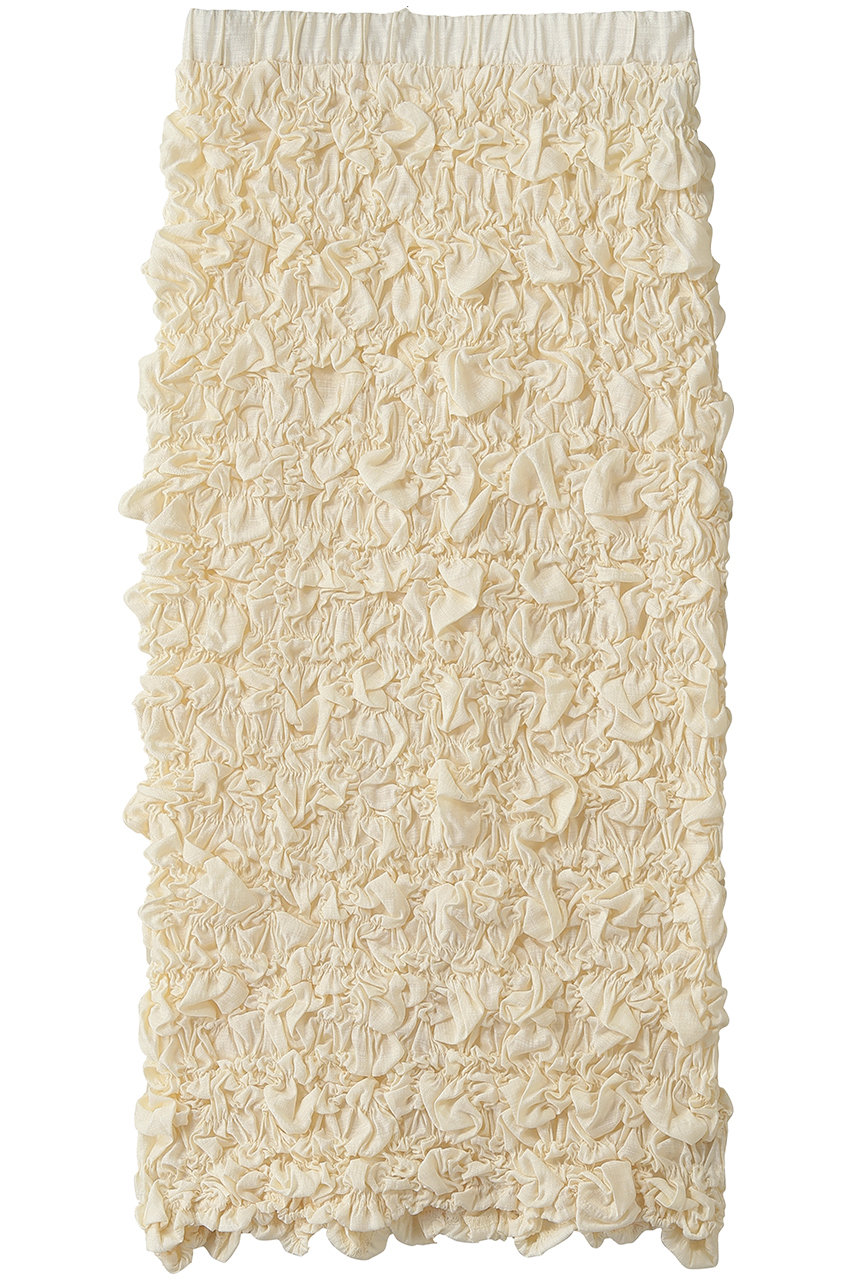 メゾンスペシャル/MAISON SPECIALのShirring Skirt/シャーリングスカート(WHT(ホワイト)/21261516001)