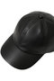 【UNISEX】アーティフィシャルレザー 6パネルCAP メゾンスペシャル/MAISON SPECIAL