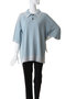 【UNISEX】ハイツイストピグメントブリーチ ニットポロ メゾンスペシャル/MAISON SPECIAL