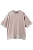 【UNISEX】ハイツイストピグメントブリーチ ニットTシャツ