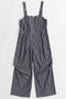 【予約販売】Long-strap jumpsuits/ロングストラップジャンプスーツ メゾンスペシャル/MAISON SPECIAL GRY(グレー)