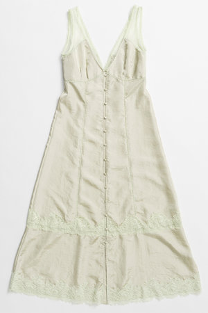 メゾンスペシャル/MAISON SPECIALのSleeveless Lingerie-Style Dress/ノースリーブランジェリーワンピース(110500/110503)