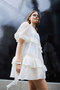 【予約販売】Multi-fabric Sheer Tunic/マルチファブリックシアーチュニック メゾンスペシャル/MAISON SPECIAL