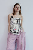Chain-Pattern Scarf TOPS/チェーンパターンスカーフトップス