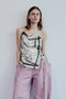 【予約販売】Chain-Pattern Scarf TOPS/チェーンパターンスカーフトップス メゾンスペシャル/MAISON SPECIAL