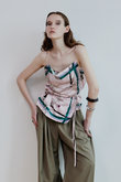 Chain-Pattern Scarf TOPS/チェーンパターンスカーフトップス