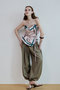 【予約販売】Chain-Pattern Scarf TOPS/チェーンパターンスカーフトップス メゾンスペシャル/MAISON SPECIAL