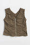 【予約販売】Military Gathered TOPs/ミリタリーギャザートップス メゾンスペシャル/MAISON SPECIAL KHK(カーキ)