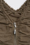 【予約販売】Military Gathered TOPs/ミリタリーギャザートップス メゾンスペシャル/MAISON SPECIAL