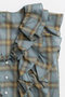 【予約販売】Ruffle Check Shirts/ラッフルチェックシャツ メゾンスペシャル/MAISON SPECIAL