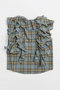 【予約販売】Ruffle Check Shirts/ラッフルチェックシャツ メゾンスペシャル/MAISON SPECIAL
