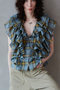 【予約販売】Ruffle Check Shirts/ラッフルチェックシャツ メゾンスペシャル/MAISON SPECIAL