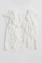 【予約販売】Ruffle Check Shirts/ラッフルチェックシャツ メゾンスペシャル/MAISON SPECIAL WHT(ホワイト)