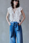 【予約販売】Ruffle Check Shirts/ラッフルチェックシャツ メゾンスペシャル/MAISON SPECIAL