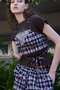 【予約販売】Checkered Short Bustier/チェックショートビスチェ メゾンスペシャル/MAISON SPECIAL
