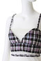 Checkered Short Bustier/チェックショートビスチェ メゾンスペシャル/MAISON SPECIAL