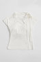 【予約販売】Cut-Out Bow Tie Bolero Layered Top/カットアウトボウタイボレロレイヤードトップ メゾンスペシャル/MAISON SPECIAL WHT(ホワイト)