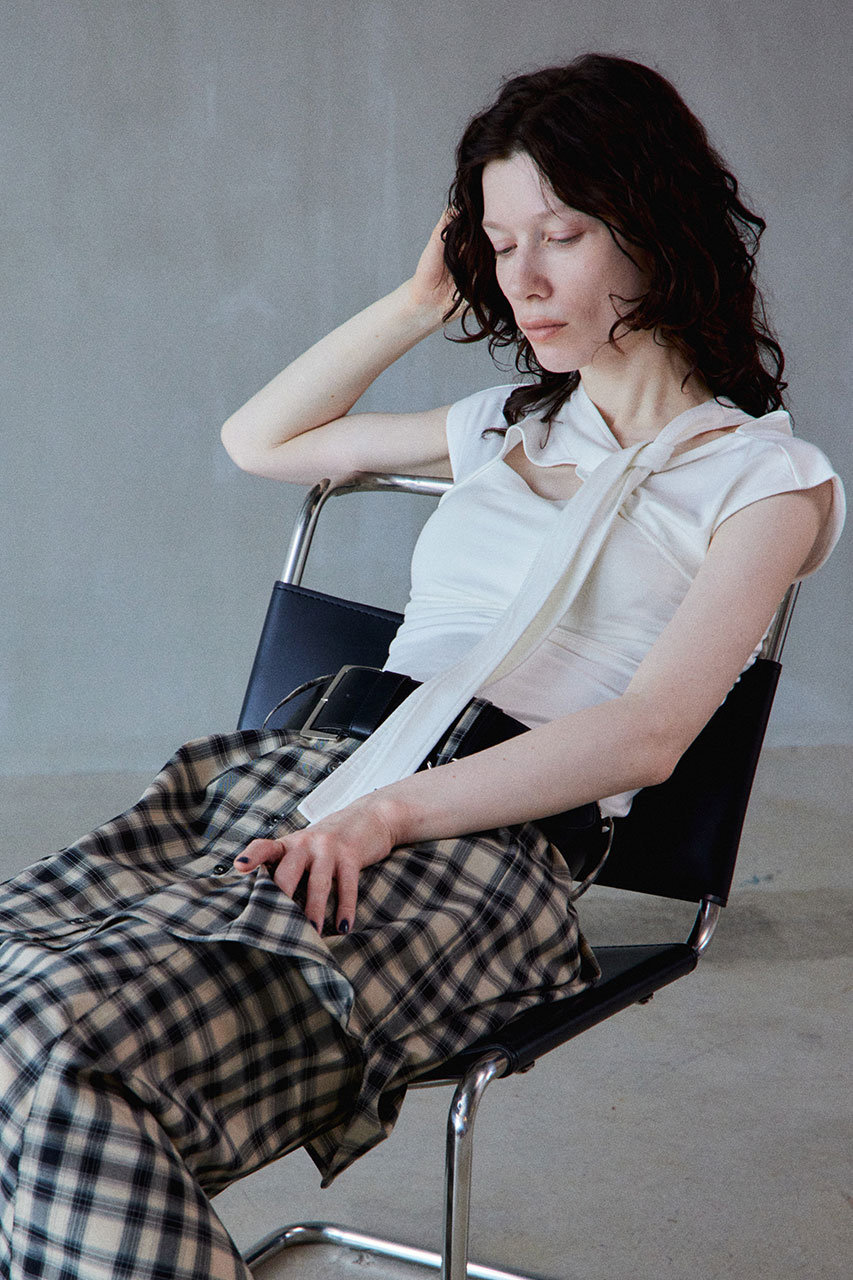 MAISON SPECIAL(メゾンスペシャル)｜Cut-Out Bow Tie Bolero Layered