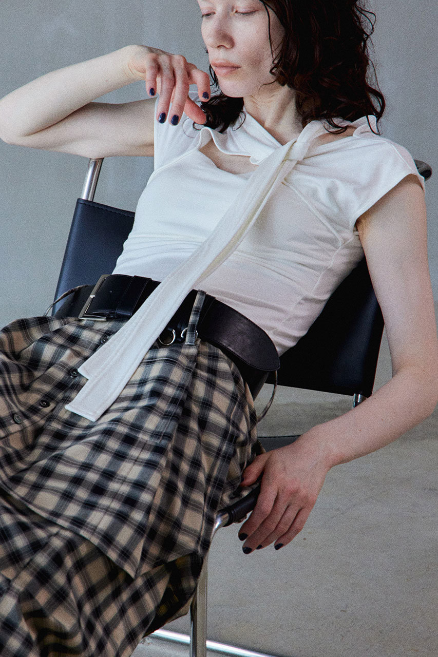 MAISON SPECIAL(メゾンスペシャル)｜Cut-Out Bow Tie Bolero Layered