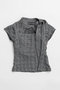 【予約販売】Cut-Out Bow Tie Bolero Layered Top/カットアウトボウタイボレロレイヤードトップ メゾンスペシャル/MAISON SPECIAL GRY(グレー)