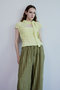 【予約販売】Cut-Out Bow Tie Bolero Layered Top/カットアウトボウタイボレロレイヤードトップ メゾンスペシャル/MAISON SPECIAL