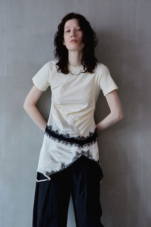 メゾンスペシャル/MAISON SPECIALの【予約販売】2WAY Camisole T-Shirt/2WAYキャミTシャツ(110100/110102)