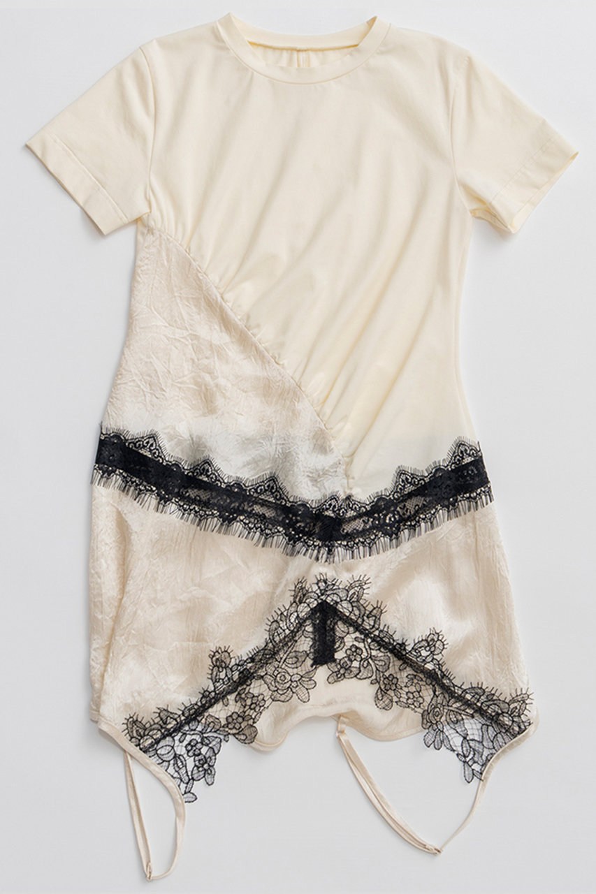 メゾンスペシャル/MAISON SPECIALの【予約販売】2WAY Camisole T-Shirt/2WAYキャミTシャツ(O.WHT(オフホワイト)/21261415318)