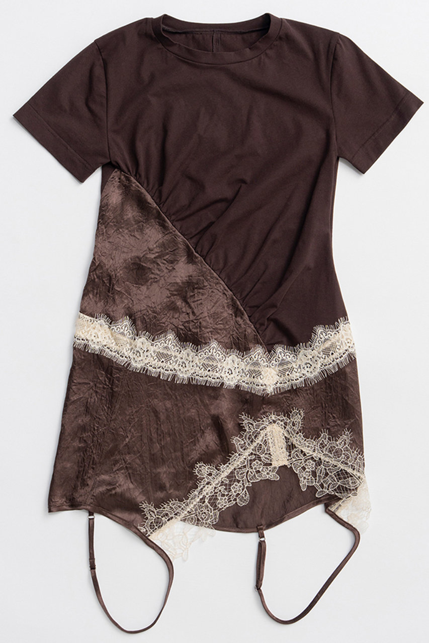 メゾンスペシャル/MAISON SPECIALの【予約販売】2WAY Camisole T-Shirt/2WAYキャミTシャツ(BRN(ブラウン)/21261415318)