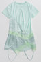 【予約販売】2WAY Camisole T-Shirt/2WAYキャミTシャツ メゾンスペシャル/MAISON SPECIAL M.GRN(ミントグリーン)