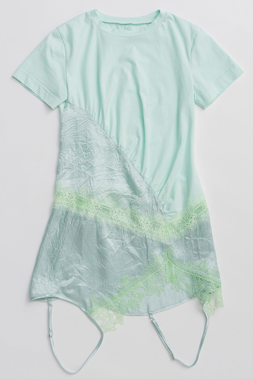 メゾンスペシャル/MAISON SPECIALの【予約販売】2WAY Camisole T-Shirt/2WAYキャミTシャツ(M.GRN(ミントグリーン)/21261415318)