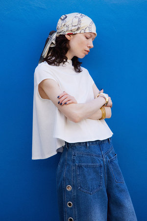 メゾンスペシャル/MAISON SPECIALの【予約販売】High-Neck Flare TOPs/ハイネックフレアトップス(110100/110102)