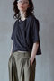 【予約販売】Cashmere Neck Short T-Shirt/カシュクールネックショートTシャツ メゾンスペシャル/MAISON SPECIAL