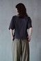 【予約販売】Cashmere Neck Short T-Shirt/カシュクールネックショートTシャツ メゾンスペシャル/MAISON SPECIAL