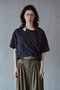 【予約販売】Cashmere Neck Short T-Shirt/カシュクールネックショートTシャツ メゾンスペシャル/MAISON SPECIAL