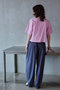 【予約販売】Cashmere Neck Short T-Shirt/カシュクールネックショートTシャツ メゾンスペシャル/MAISON SPECIAL
