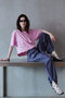 【予約販売】Cashmere Neck Short T-Shirt/カシュクールネックショートTシャツ メゾンスペシャル/MAISON SPECIAL